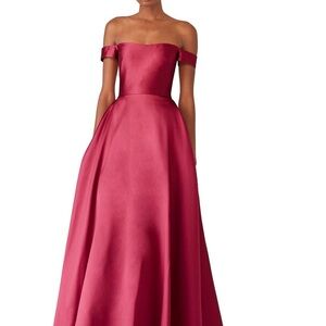 Monique Lhuillier Deep Pink Dress